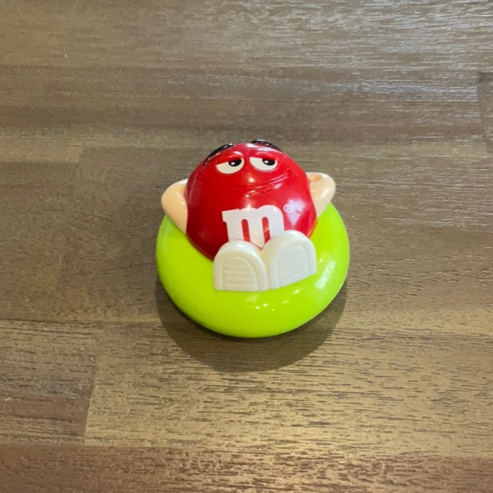 Red M&M candy dispenser (1997)